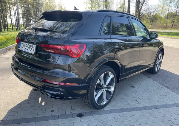Audi Q3 cena 159900 przebieg: 46291, rok produkcji 2021 z Jordanów małe 121